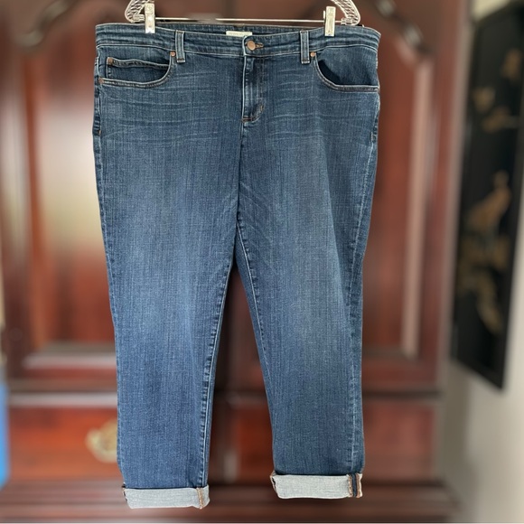 Eileen Fisher Boyfriend jeans size 2x-22 - Picture 2 of 14